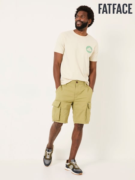 FatFace Bude Olive Green Cargo Shorts (E80226) | €66