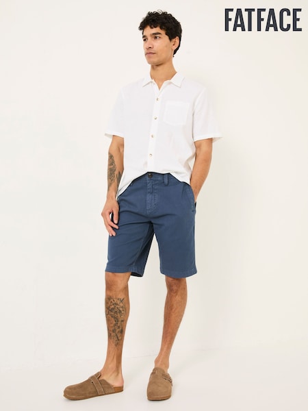 FatFace Navy Stow Garment Dye Shorts (E80229) | €54