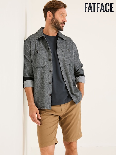 FatFace Dark Stone Stow Garment Dye Shorts (E80251) | €66