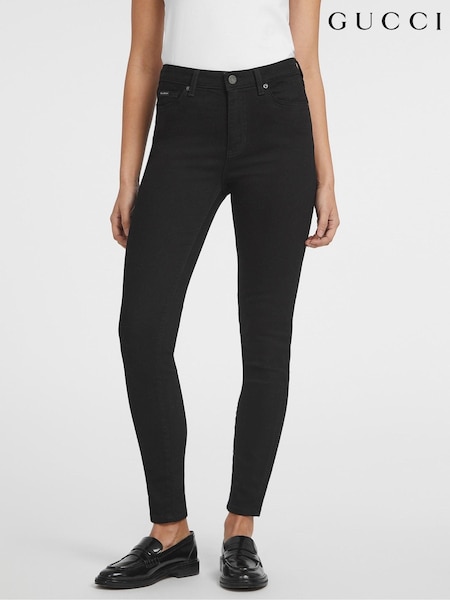 GUESS JEANS Black High Rise Skinny Jeans (E80736) | €49