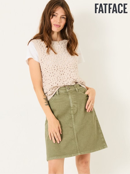 FatFace Olive Green Hattie Skirt (E80997) | €36.50