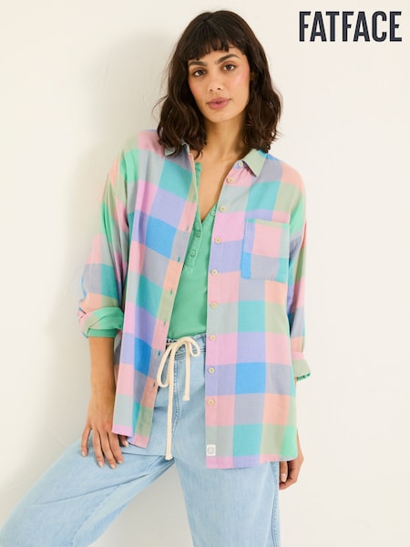 FatFace Multi 100% Cotton Carolin Check Shirt (E80999) | €66