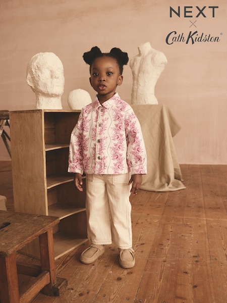 Pink - 100% Cotton Cath Kidston Printed Shacket (3mths-7yrs) (E81105) | CHF 26 - 32 CHF