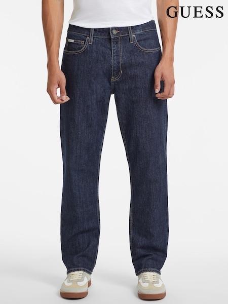 GUESS JEANS Blue Straight Leg Jeans (E81167) | ₪377