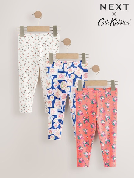Rosa - Cath Kidston Leggings 3 Pack (3mths-7yrs) (E81222) | 24 € - 29 €