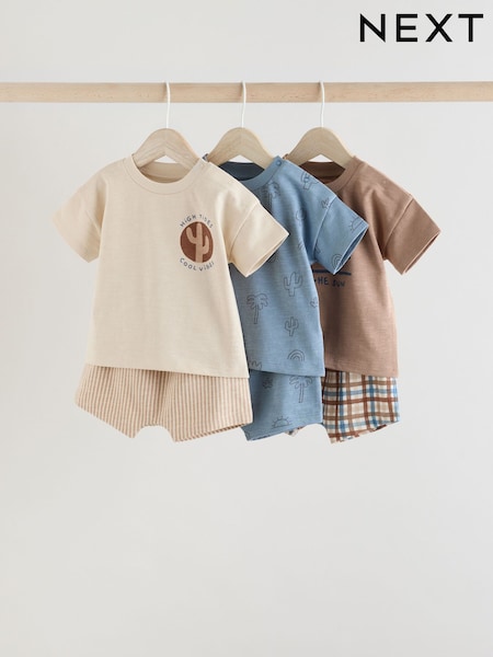 Estampado de minerales - Baby Tops and Shorts Set 6 Piece (E81349) | 37 € - 40 €