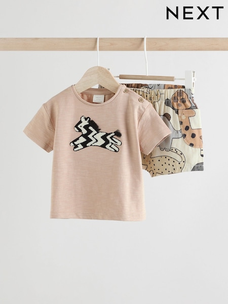Mono Zebra - Baby T-shirt And Shorts Set (E81365) | ₺444 - ₺ 518
