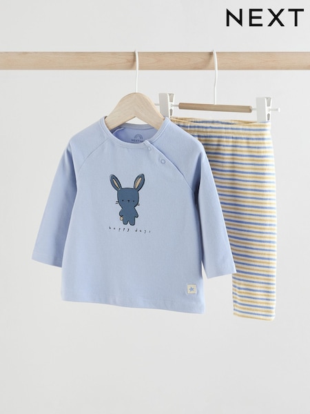 Blue Bunny Baby Top And Leggings Set (E81366) | €18 - €21