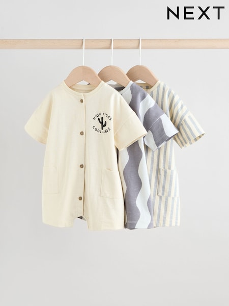 Monocromático - Baby Rompers 3 Pack (E81377) | 26 € - 32 €