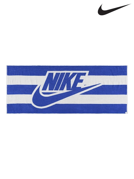 Nike Blue 100% Cotton Club Pool Towel (E81441) | €59