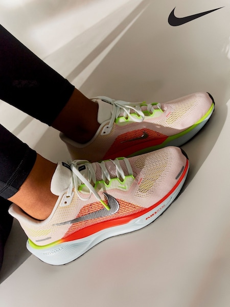 Nike White/Lemon Pegasus 41 Road Running Trainers (E81467) | €186