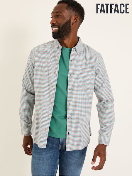 FatFace Bath Red Long Sleeve Check Shirt (E81832) | ₪249