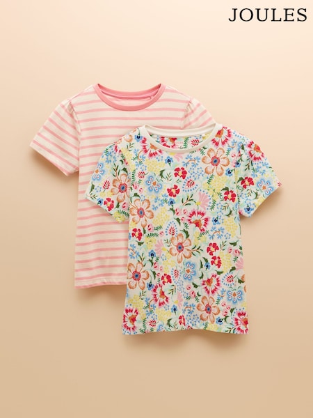 Rosa - Joules Let's Go Short Sleeve T-Shirt Multipack (E81896) | 25 € - 28 €