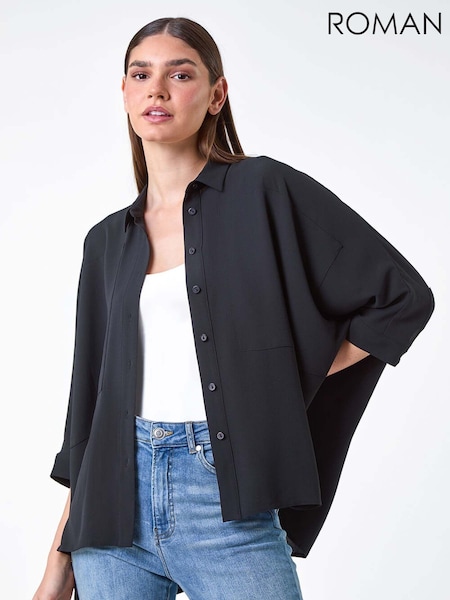Roman Relaxed Smart Stretch Shirt (E82138) | ‏220‏₪
