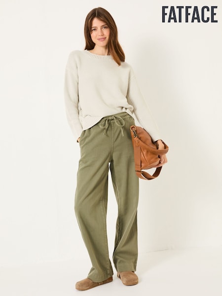 Piatră - Fatface Laundered Knitted 100% Cotton Jumper (E82263) | 369 LEI