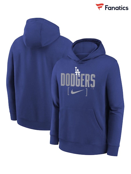 Fanatics Youth Blue MLB Los Angeles Dodgers Club Fleece Club Stack Hoodie (E82300) | €73