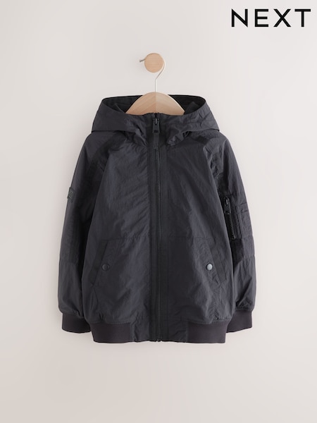 Black Shower Resistant Utility Jacket (3-16yrs) (E82314) | €37 - €50