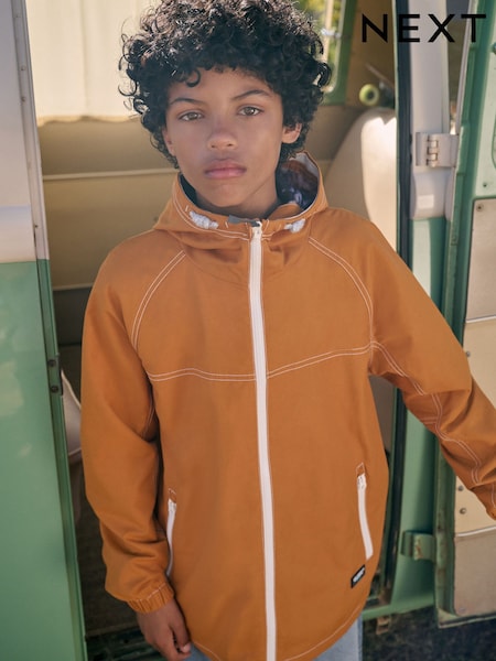 Orange Shower Resistant Anorak Jacket (3-16yrs) (E82316) | €40 - €52