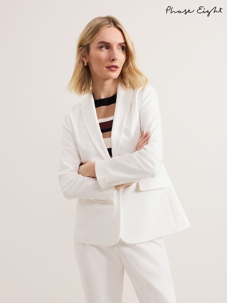 Phase Eight White Ulrica Fitted Suit: Jacket (E82492) | 7,150 UAH