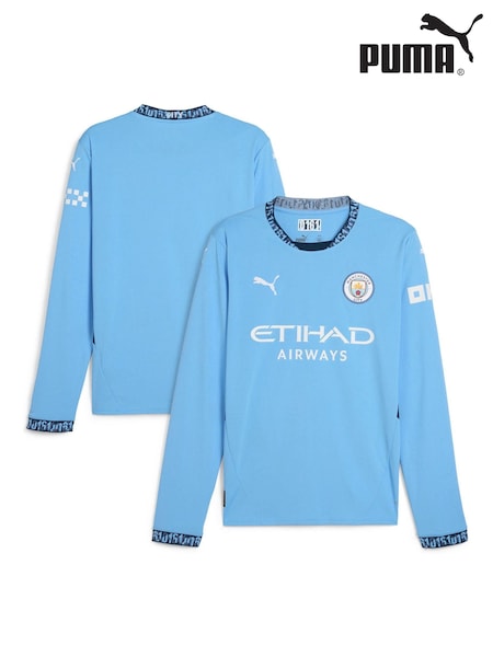 Puma Long Sleeve Manchester City Home Shirt 2024-2 (E82524) | 120 €