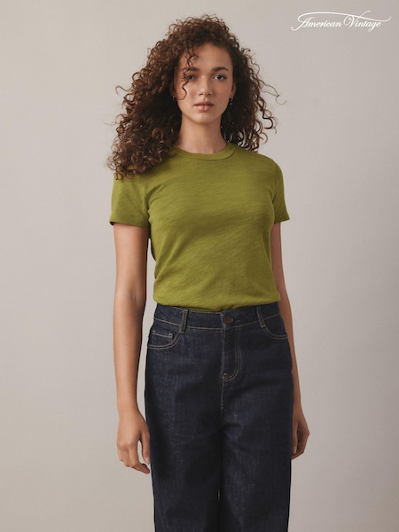 American Vintage Sonoma Short Sleeved 100% Cotton T-Shirt (E82730) | €42