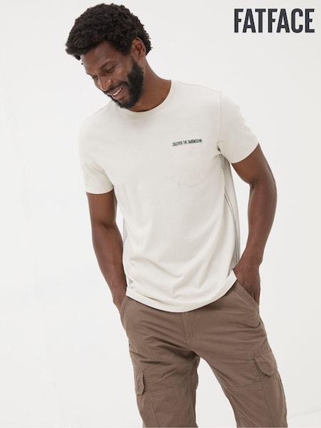 FatFace Natural Dark Skies Discover Darkness T-Shirt (E82747) | €21