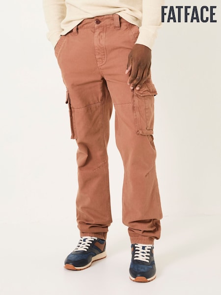 FatFace Breakyard Rust Brown Cargo Trousers (E82941) | €84
