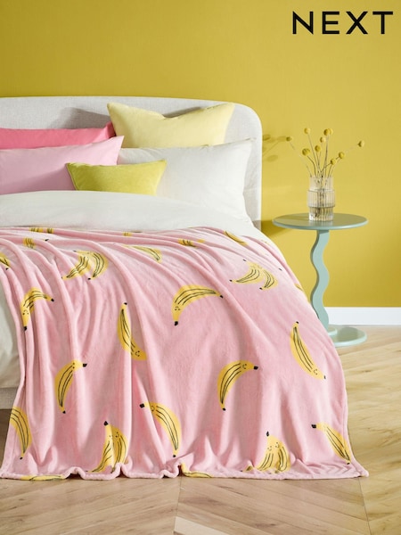 Banana Fleece Throw (E83119) | 59 zł - 108 zł