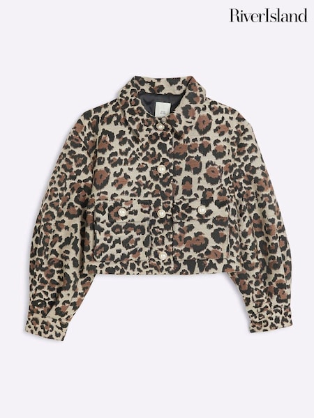 River Island Girls Leopard Jacket (E83188) | ‏204 د.إ.‏