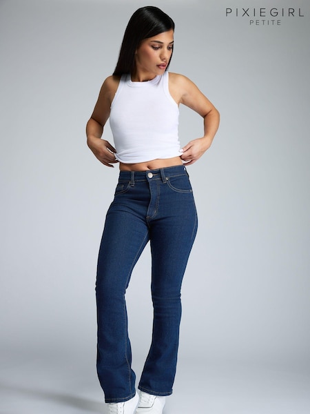 PixieGirl Petite Blue DK BLUE BOOTCUT JEAN (E83204) | $60
