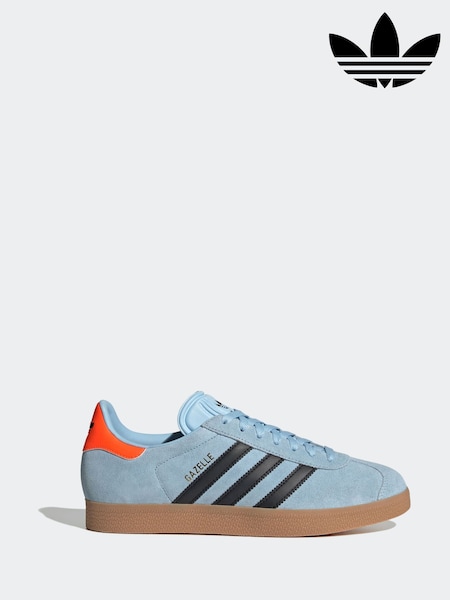 adidas Originals Blue/Black Gazelle Trainers (E83371) | R$ 840