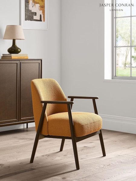 Jasper Conran London Mustard Yellow Halcomb Accent Chair (E83468) | €377