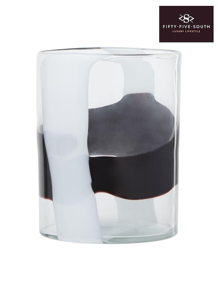 Fifty Five South Hania Monochrome Glass Vase (E83674) | kr1 470 - kr1 580