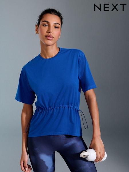 Azul cobalto - Cotton Touch Waisted T-Shirt (E83703) | 32 €
