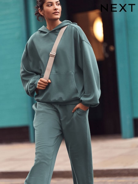 Teal Blue Soft Touch Overhead Hoodie (E83710) | €22