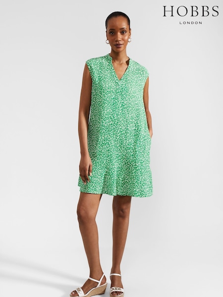 Hobbs Green Janey Dress (E83868) | €126