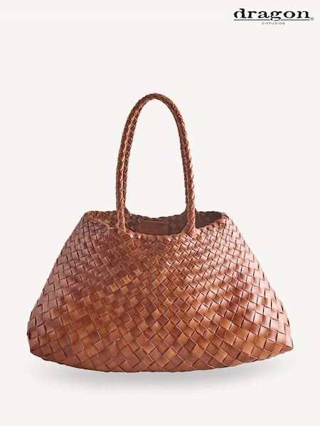 Dragon Diffusion Santa Croce Large Woven Bag (E84041) | €530