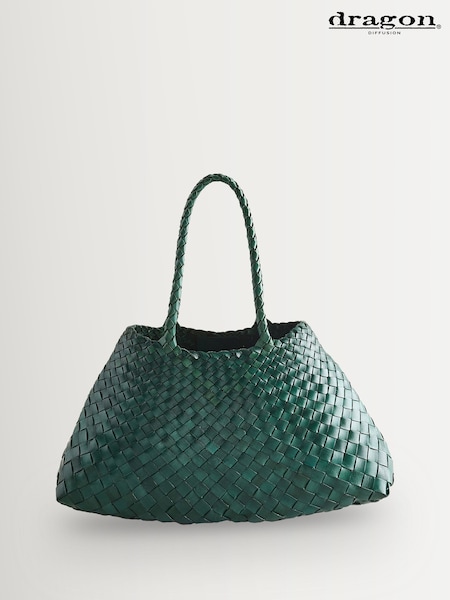 Dragon Diffusion Santa Croce Large Woven Bag (E84042) | €551