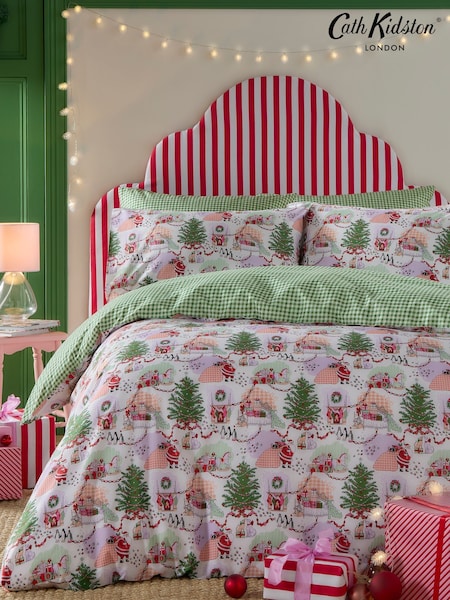 Cath Kidston Multi Dolls House Duvet Cover and Pillowcase 100% Cotton Set (E84130) | €66 - €119