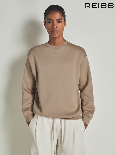 LES 100 CIEL Camel Reiss | Les 100 Ciels Oversized Sweatshirt (E84146) | €55
