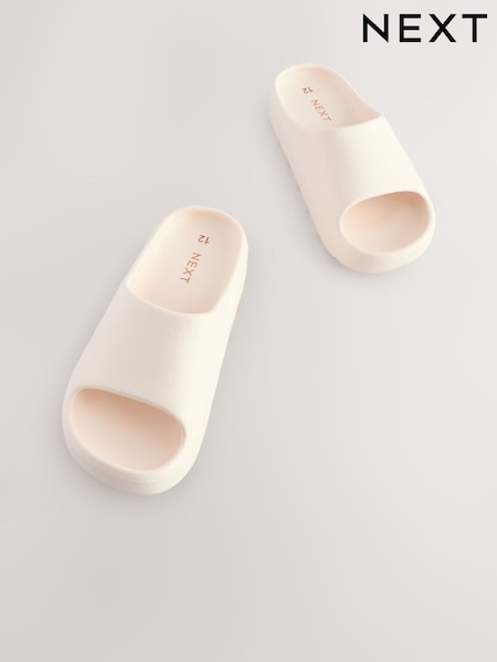 Bone White Chunky Sliders (E84233) | $15 - $19