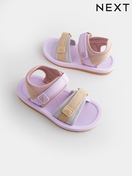 Purple Pastel - Touch And Close Fastening Trekker Sandals (E84238) | ‏63‏₪ - ‏75‏ ₪