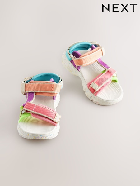 Bright Chunky Touch and Close Fastening Trekker Sandals (E84239) | AED102 - AED137