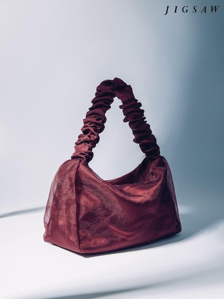 Rot - Jigsaw Rüschen-Organza-Clutch (E84256) | 53 €