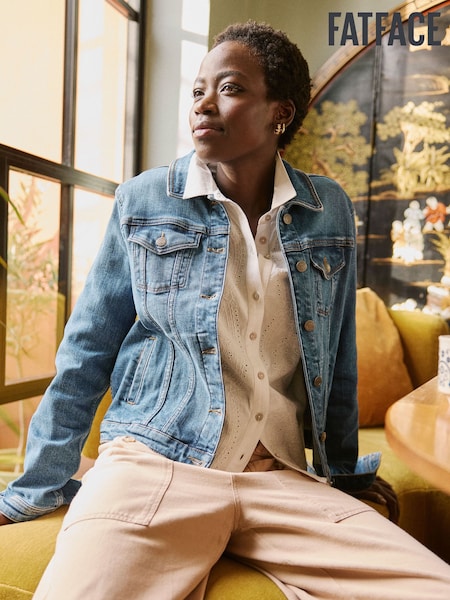 FatFace Tasha Denim Vintage Denim Jacket (E84405) | €78