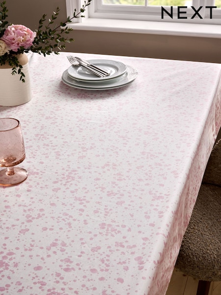 Pink Wipe Clean Tablecloth (E84429) | $39 - $46