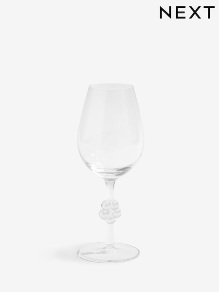 Set of 2 Daisy Stem Wine Glasses (E84430) | ‏71‏₪