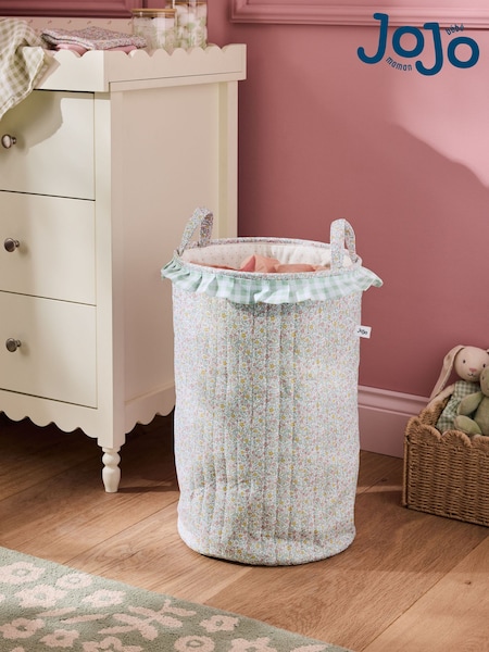 Jojo Maman Bébé Ditsy Floral Printed Laundry Basket (E84441) | €35