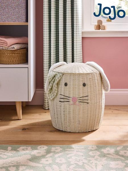 Jojo Maman Bébé Betsy Bunny Woven Laundry Basket (E84442) | €89