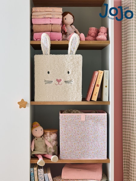 Jojo Maman Bébé Set of 2 Betsy Bunny Cube Storage Boxes (E84445) | €37